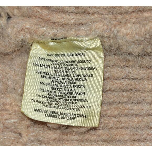 A8 Auth SLEEPING ON SNOW Pink Wool & Alpaca Hair Blend Pullover Sweater Size L - Picture 6 of 6